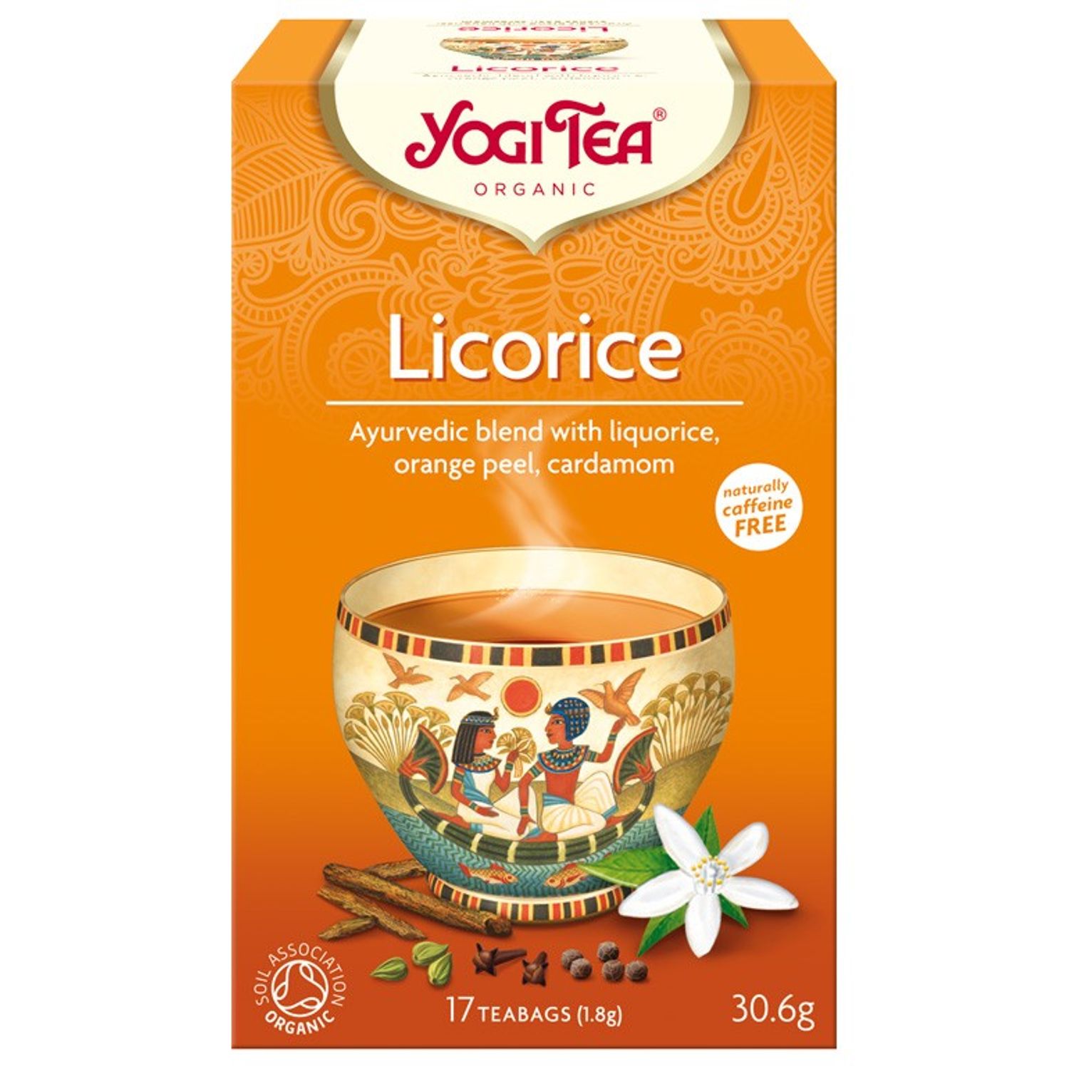 Ceai Bio lemn dulce, 17 pliculete 30.6g Yogi tea fotografia produsului