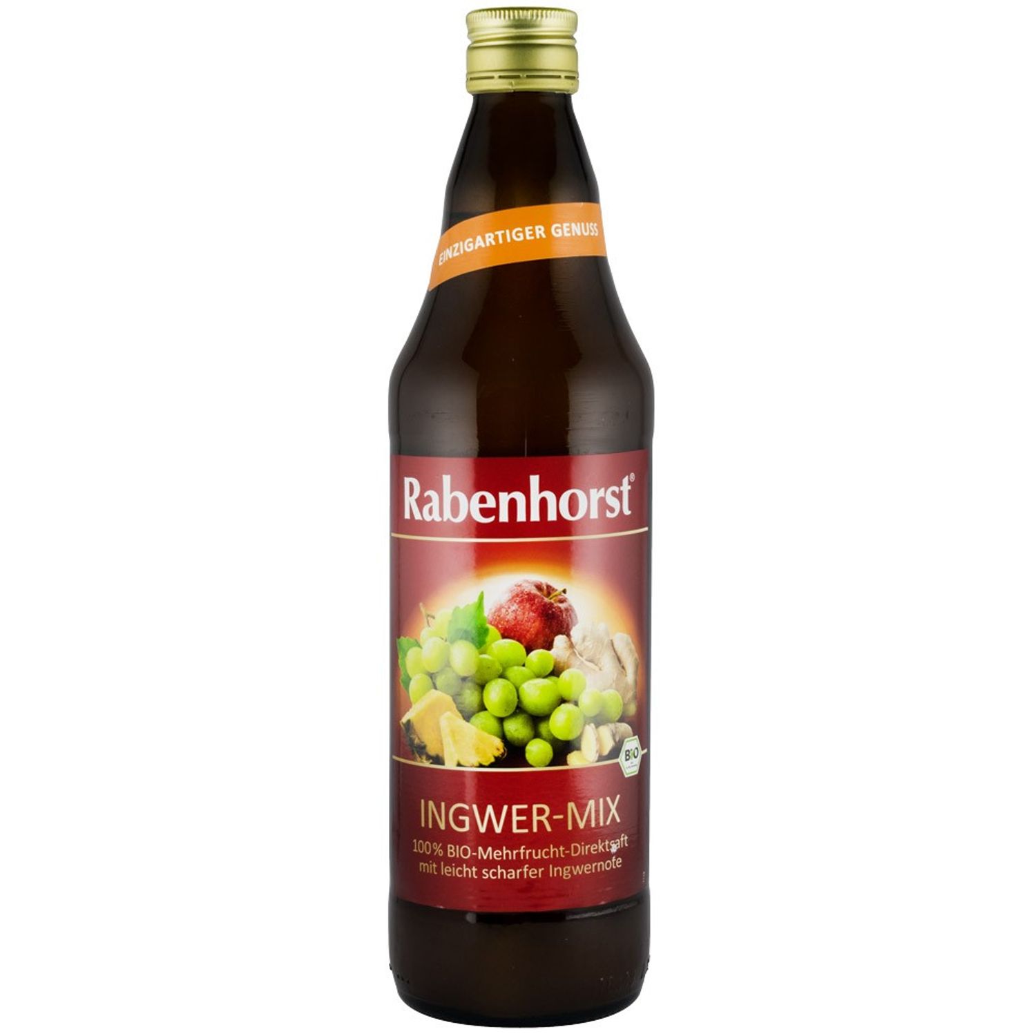 Suc Bio multifruct cu ghimbir, 0.75l Rabenhorst fotografia produsului