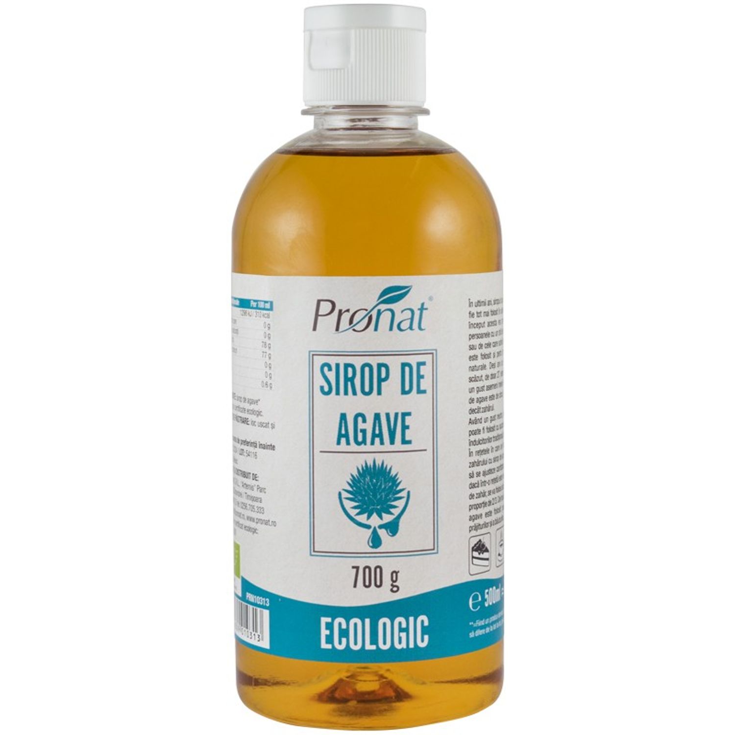 Sirop Bio de agave, 700g fotografia produsului