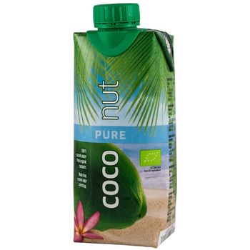 Apa bio de cocos, 330ml aqua verde