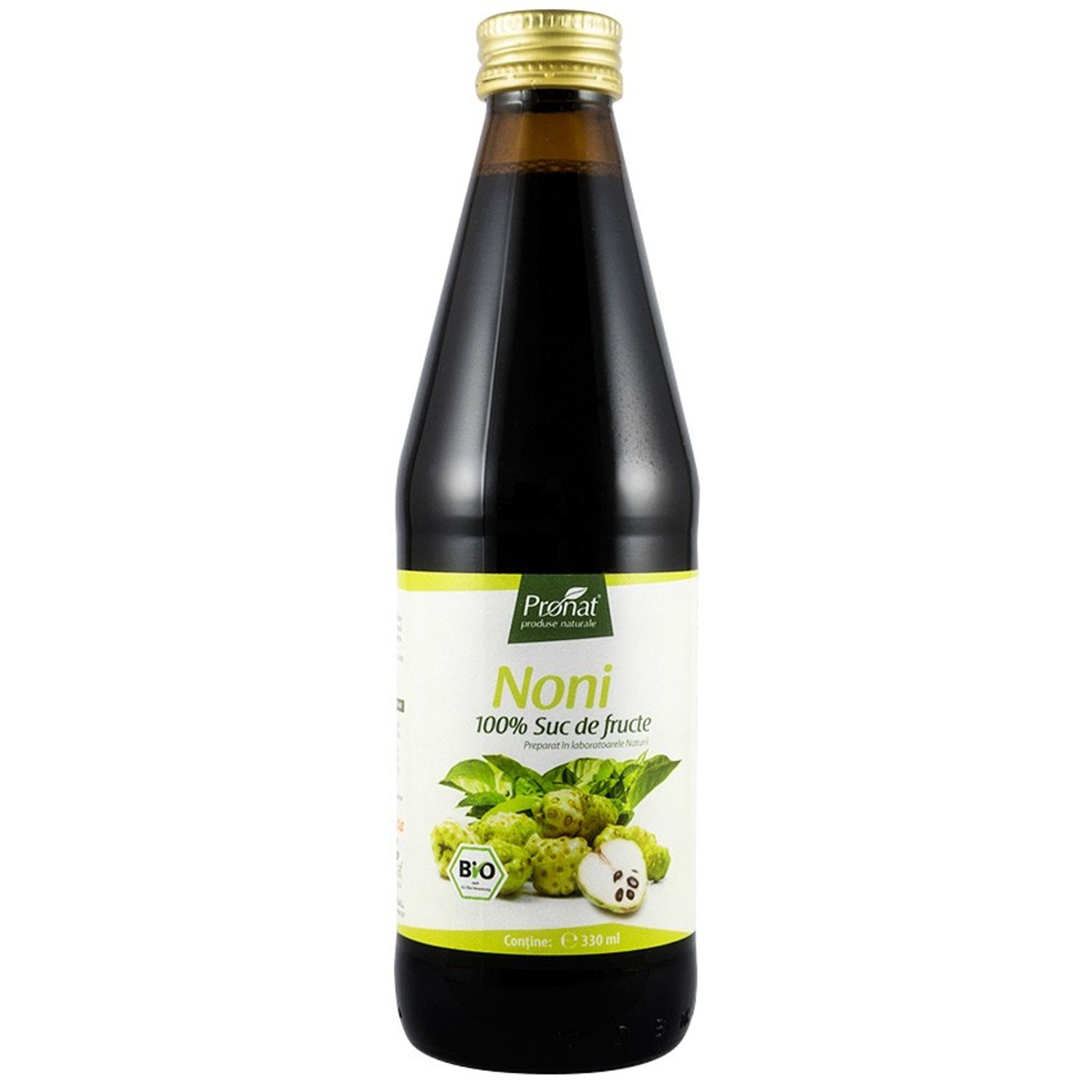Suc de noni 100%, Bio, 330 ml Medicura fotografia produsului