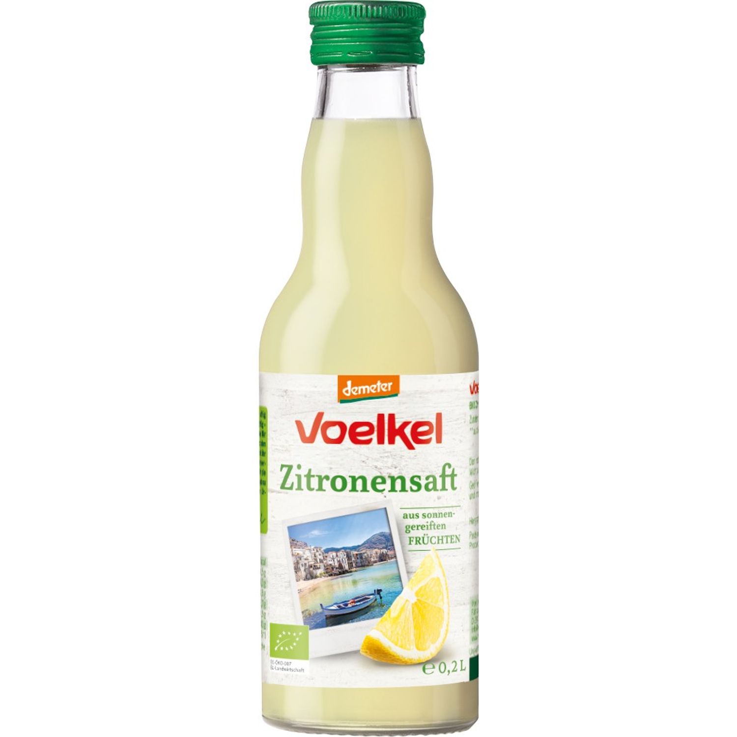 Suc Bio de lamaie 100%, 200ml Voelkel fotografia produsului