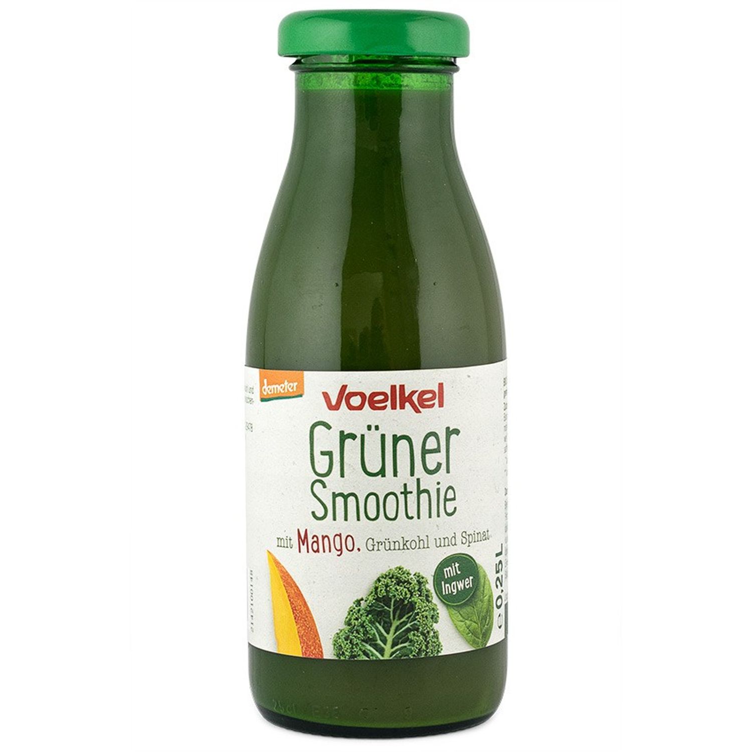 Smoothie verde Bio cu mango, varza kale si spanac, 250 ml Voelkel fotografia produsului