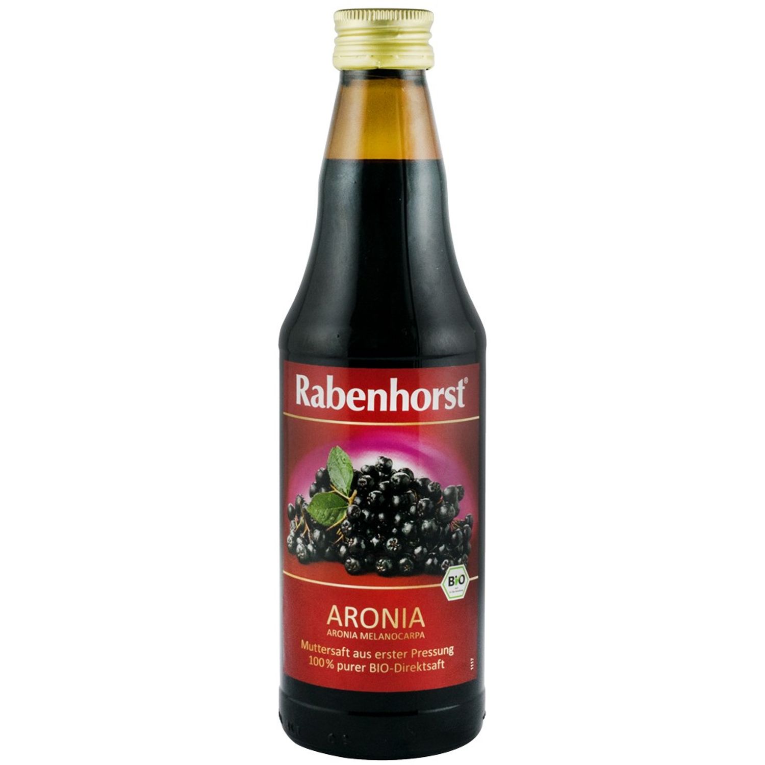 Suc Bio pur de aronia, 330ml Rabenhorst fotografia produsului