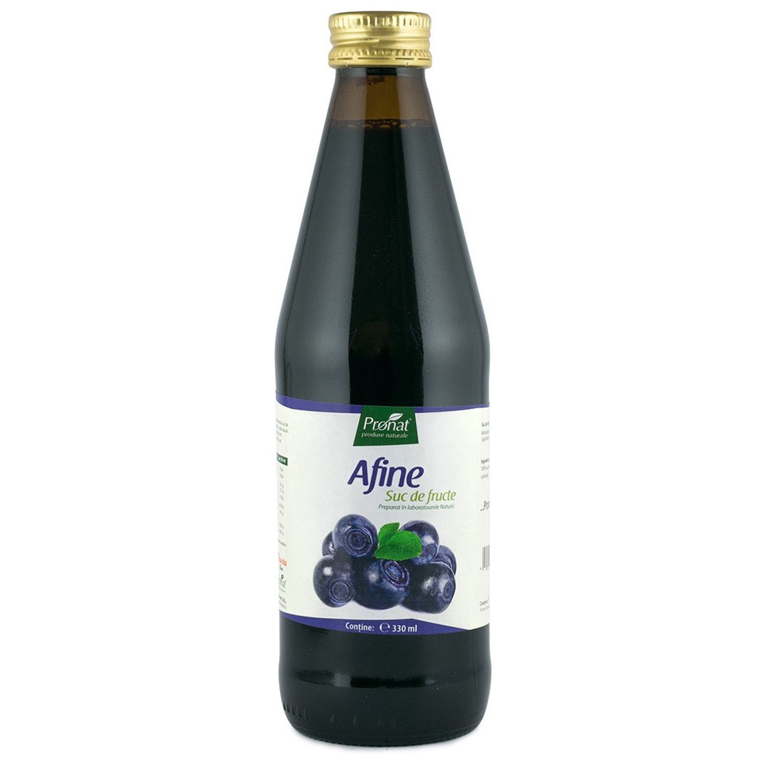 Suc din afine 100%, Bio, 330 ml Medicura fotografia produsului
