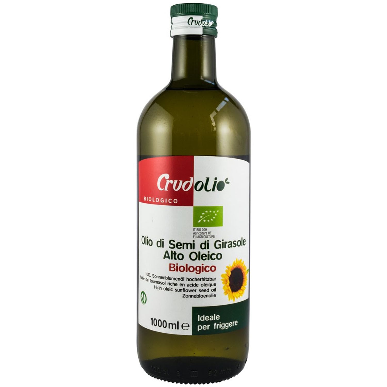 Ulei Bio pentru prajit 1000 ml Crudolio fotografia produsului