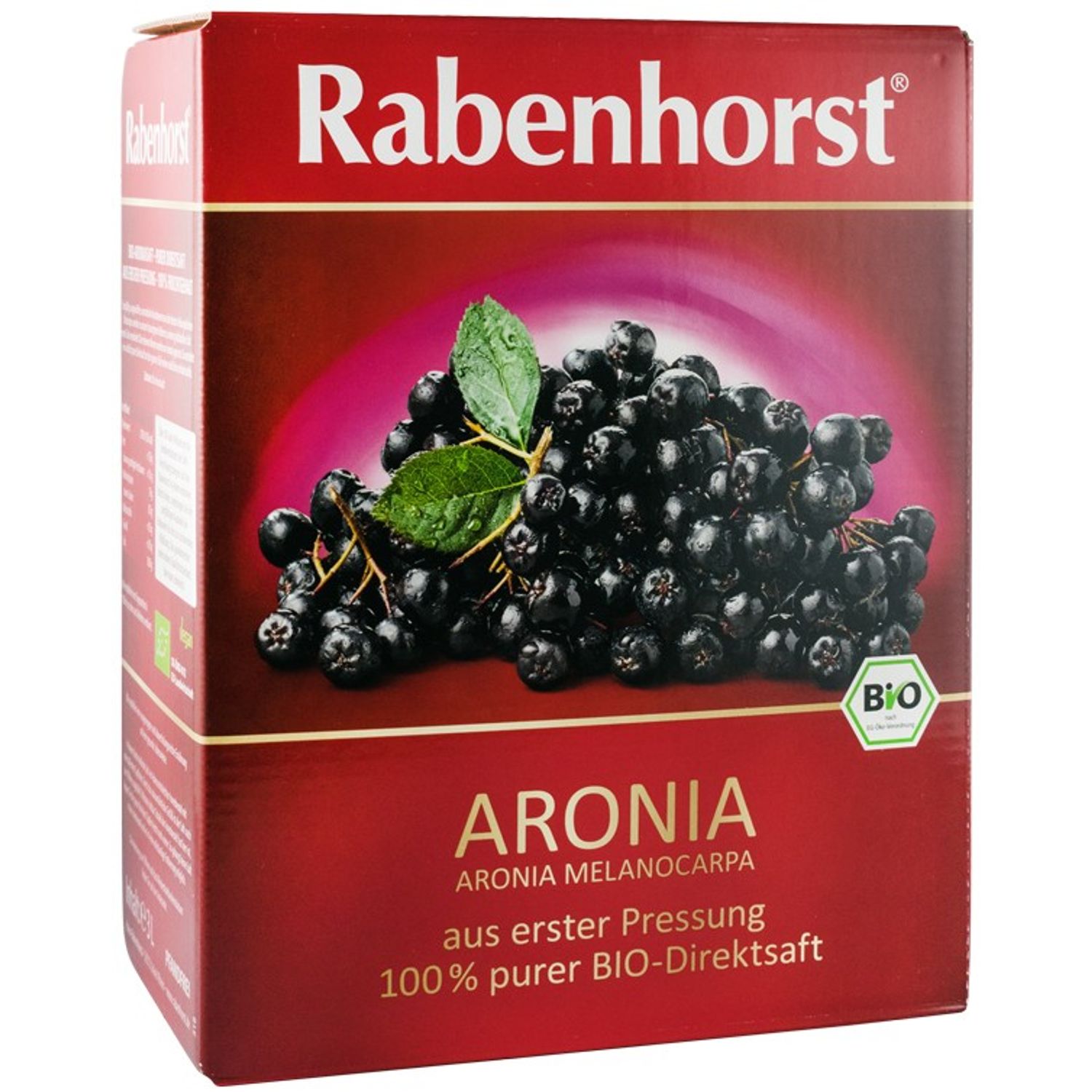 Suc Bio pur de aronia, 3l Rabenhorst fotografia produsului