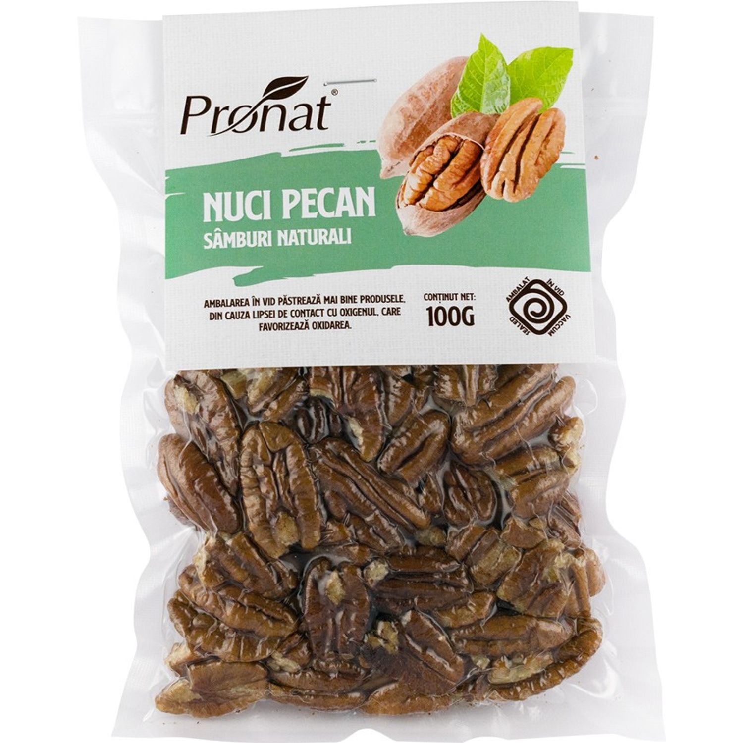 Nuci pecan, samburi naturali 100 g fotografia produsului