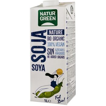 Bautura de soia bio, natur, 1l natur green