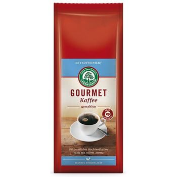 Cafea Bio macinata gourmet decofeinizata 100 % arabica, 250 g Lebensbaum elefant.ro