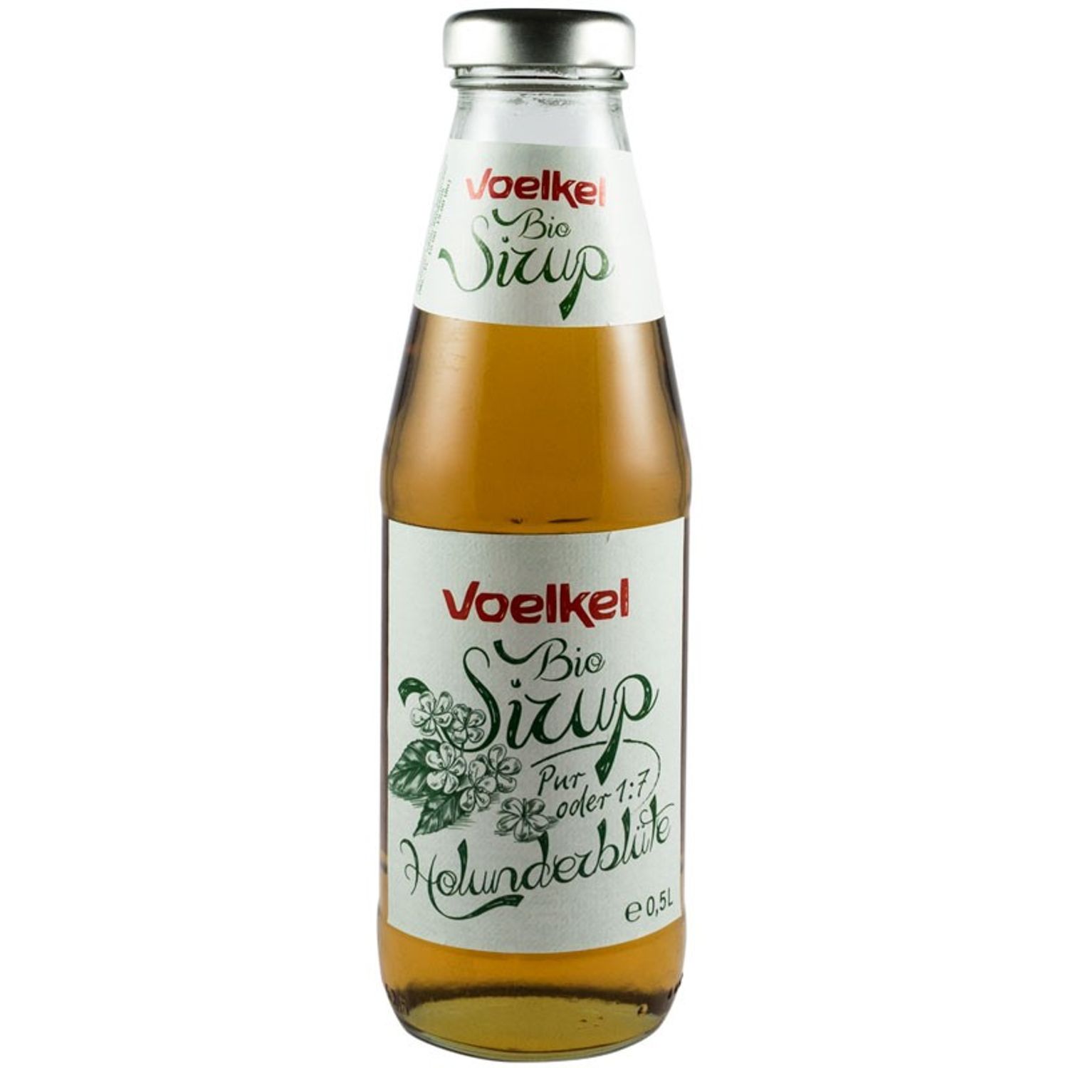 Sirop Bio din flori de soc, 0,5l Voelkel fotografia produsului