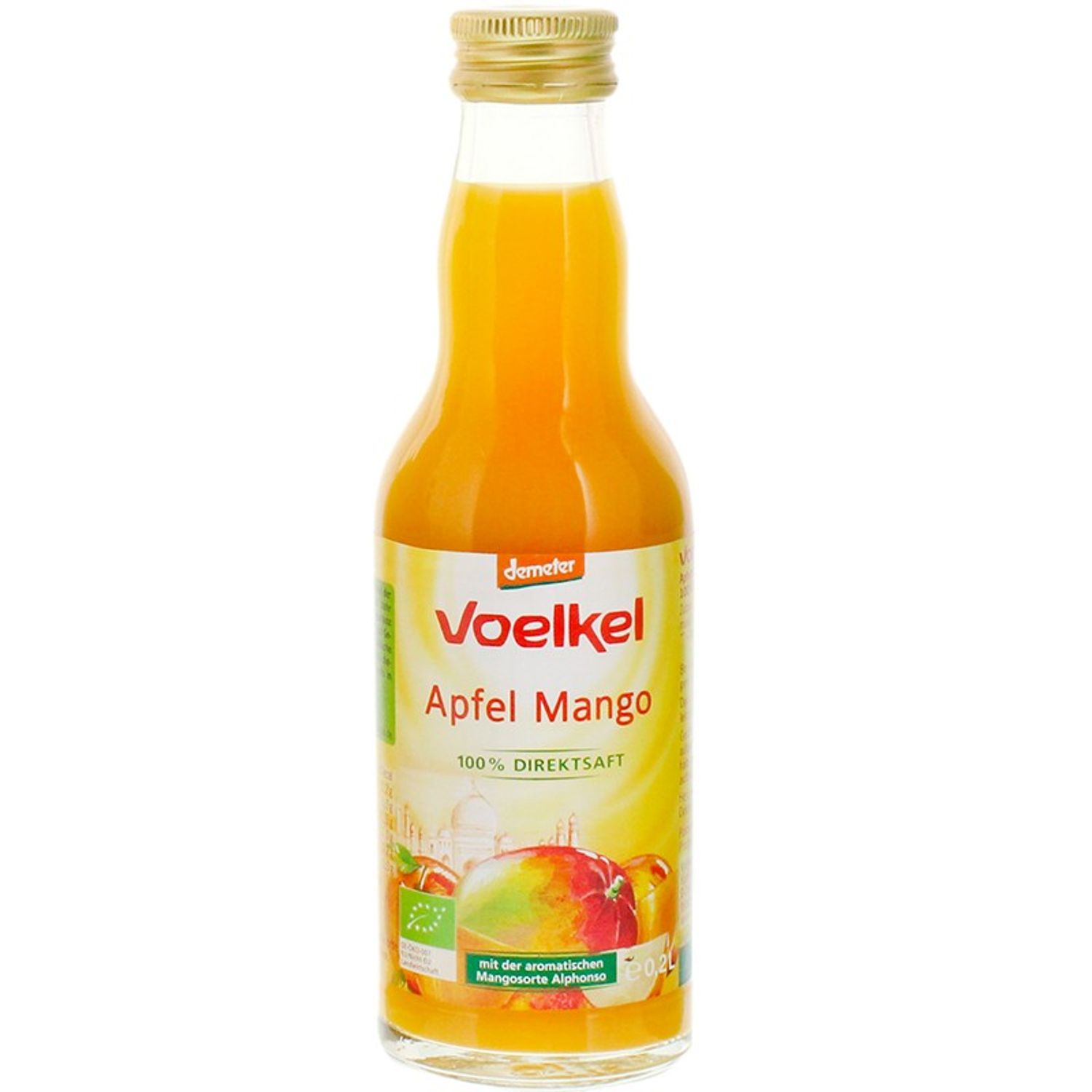 Suc Bio de mere si mango, 200ml Voelkel fotografia produsului