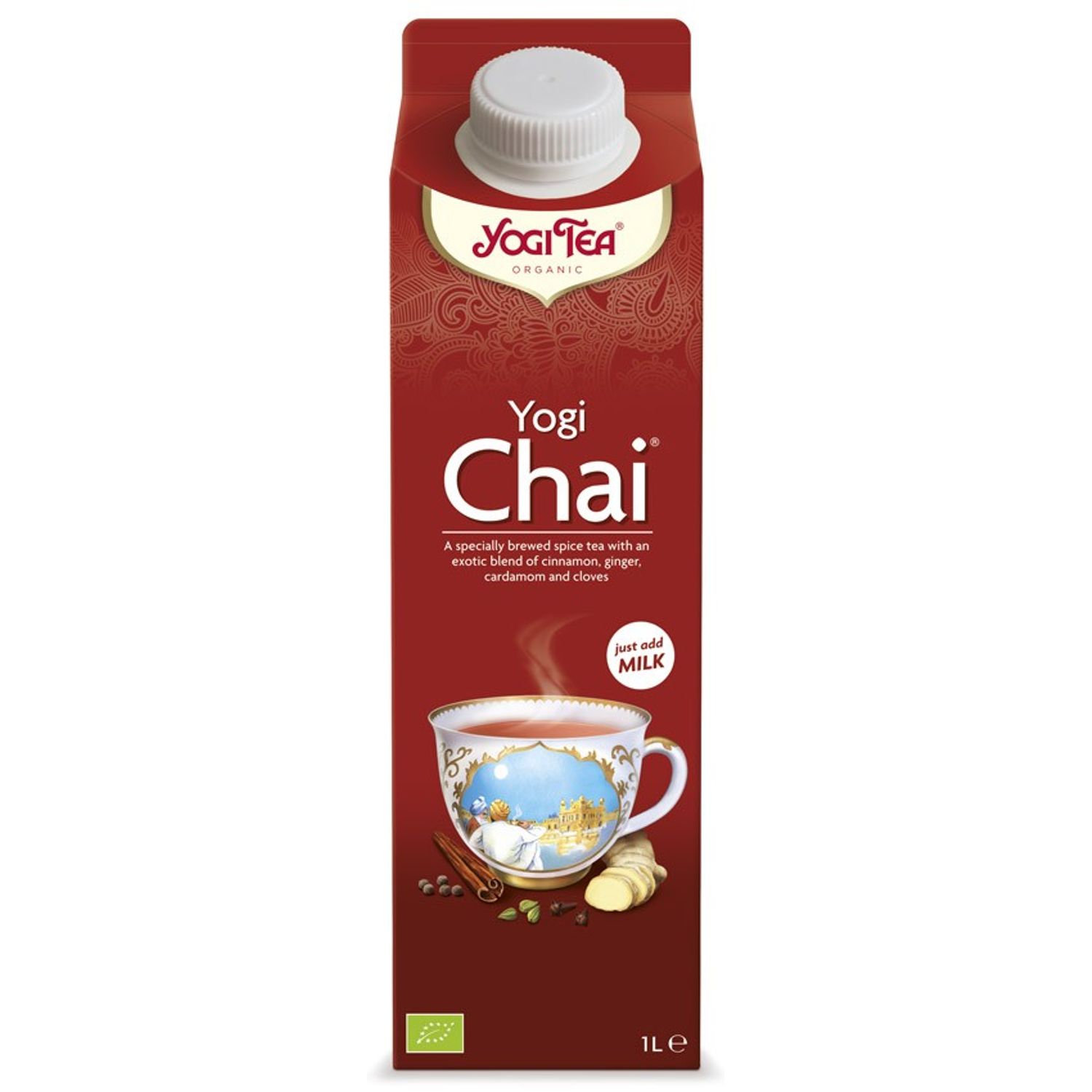 Yogi chai, specialitate preparata de ceai, Bio 1 litru Yogi tea fotografia produsului