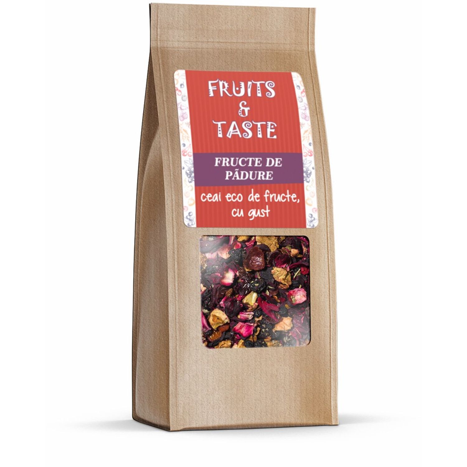 Ceai Bio de fructe de padure 80g fotografia produsului