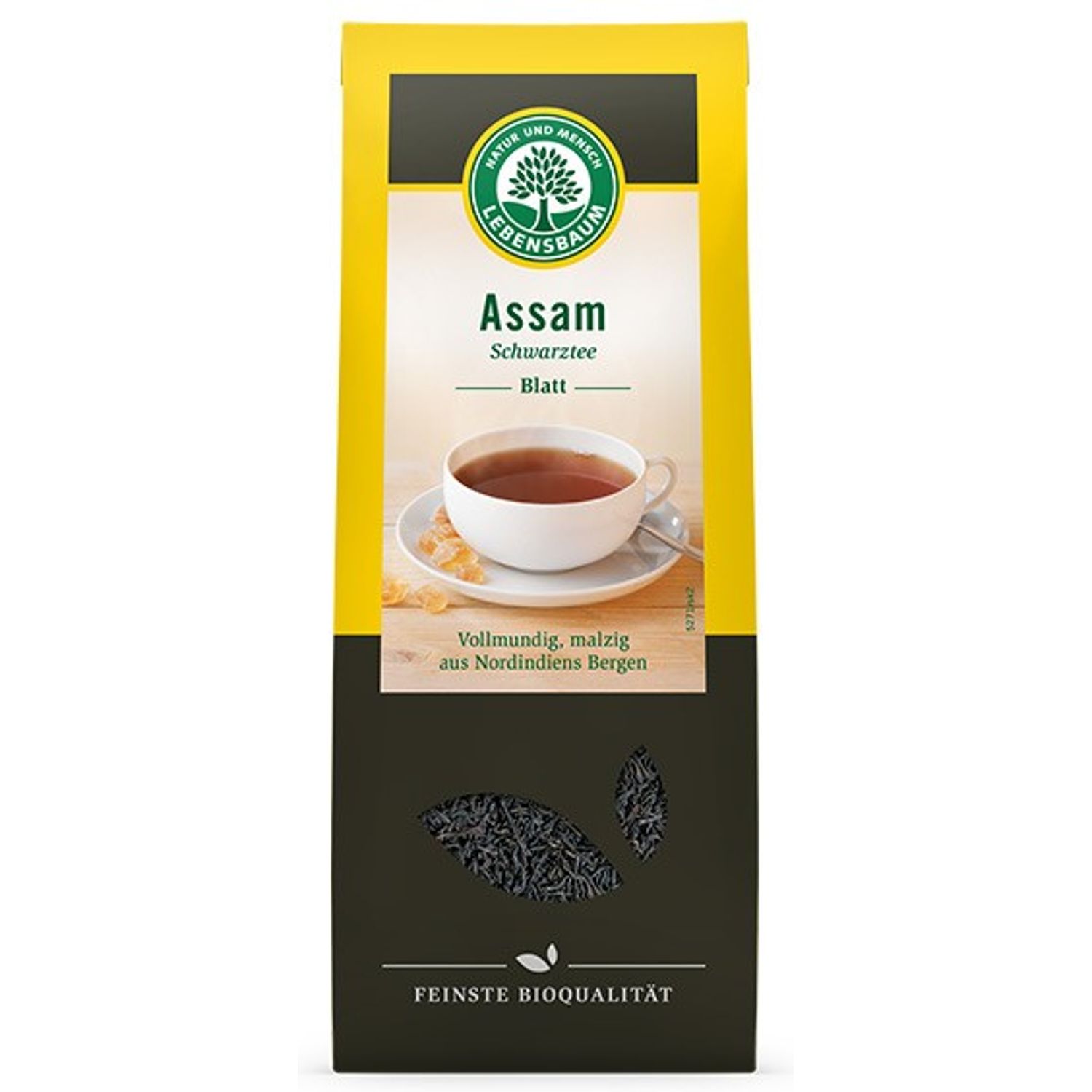 Frunze de ceai negru assam Bio, 100g Lebensbaum fotografia produsului