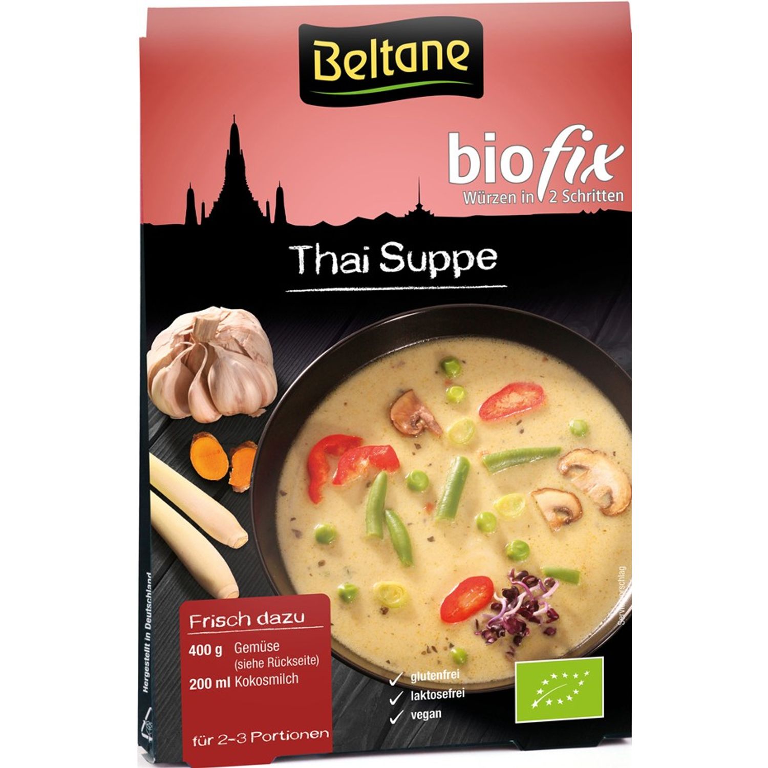Biofix amestec de condimente Bio pentru supa thai, 20,7g BELTANE fotografia produsului