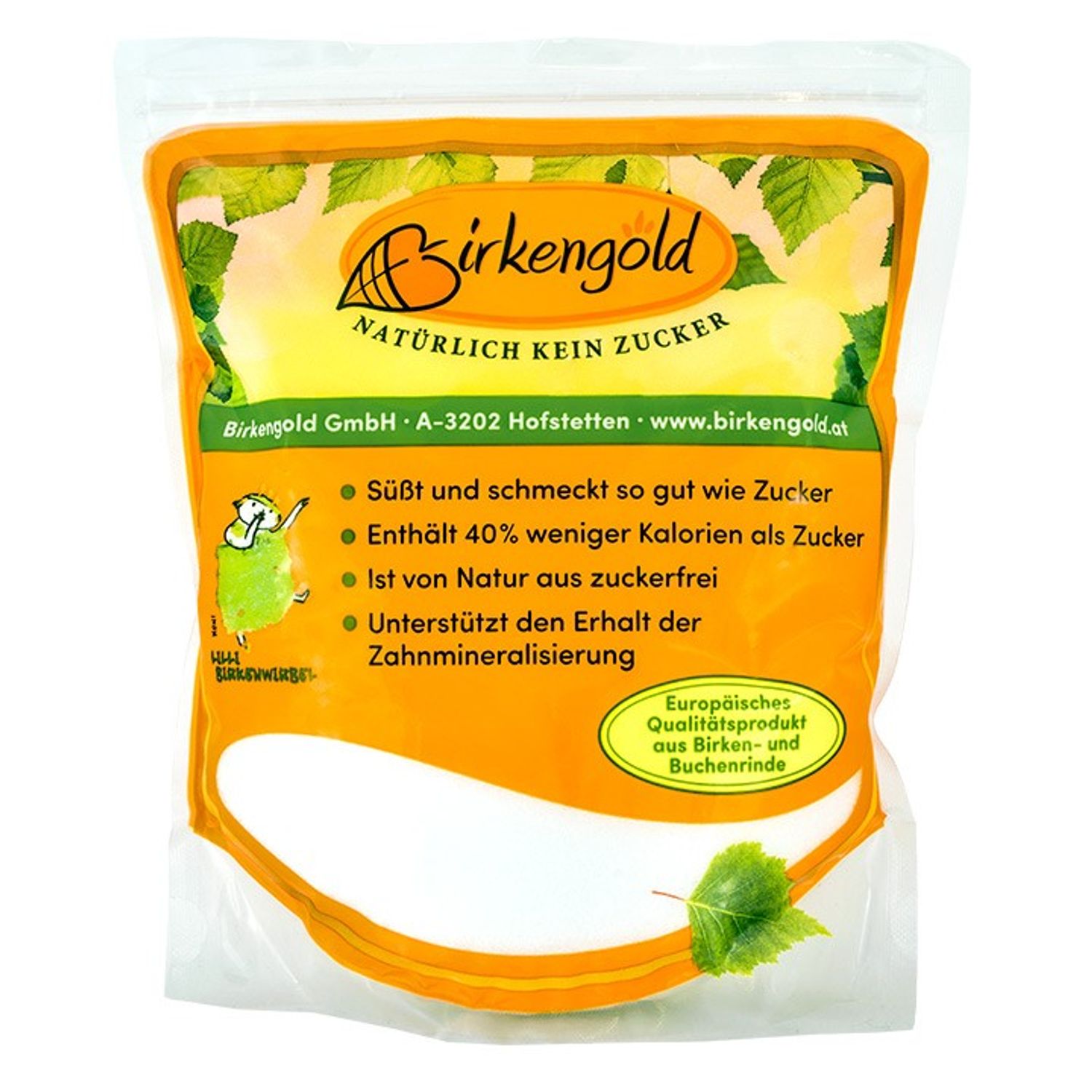 Indulcitor 100% xylitol, 500 g Birkengold fotografia produsului