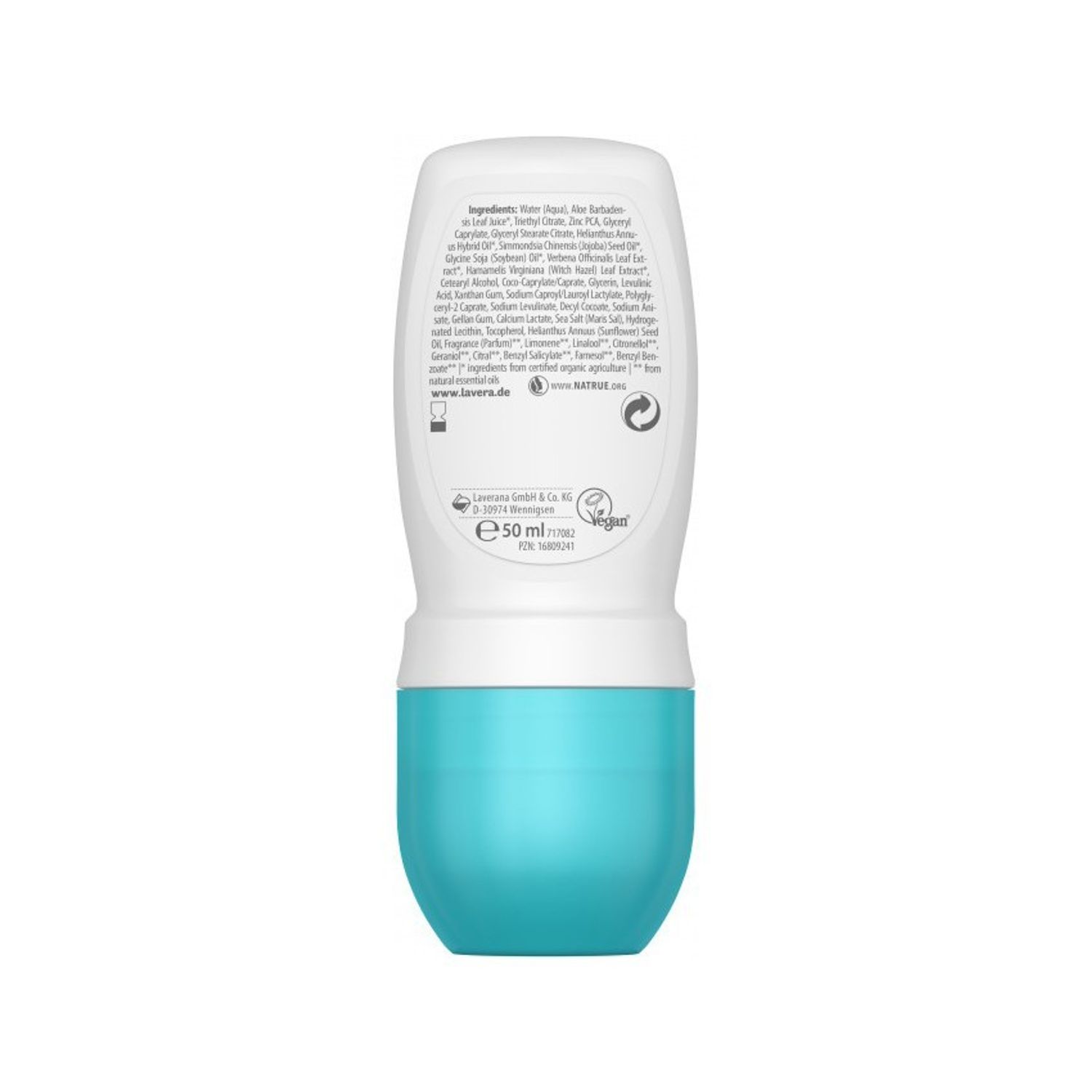 Deodorant roll-on cu Aloe Vera, basis sensitive 24h 50 ml Lavera fotografia produsului View 3 L