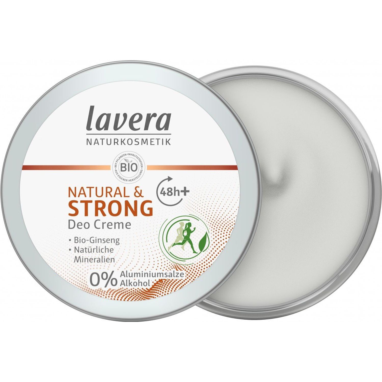 Deodorant crema natural & strong, 50 ml Lavera fotografia produsului View 2 L
