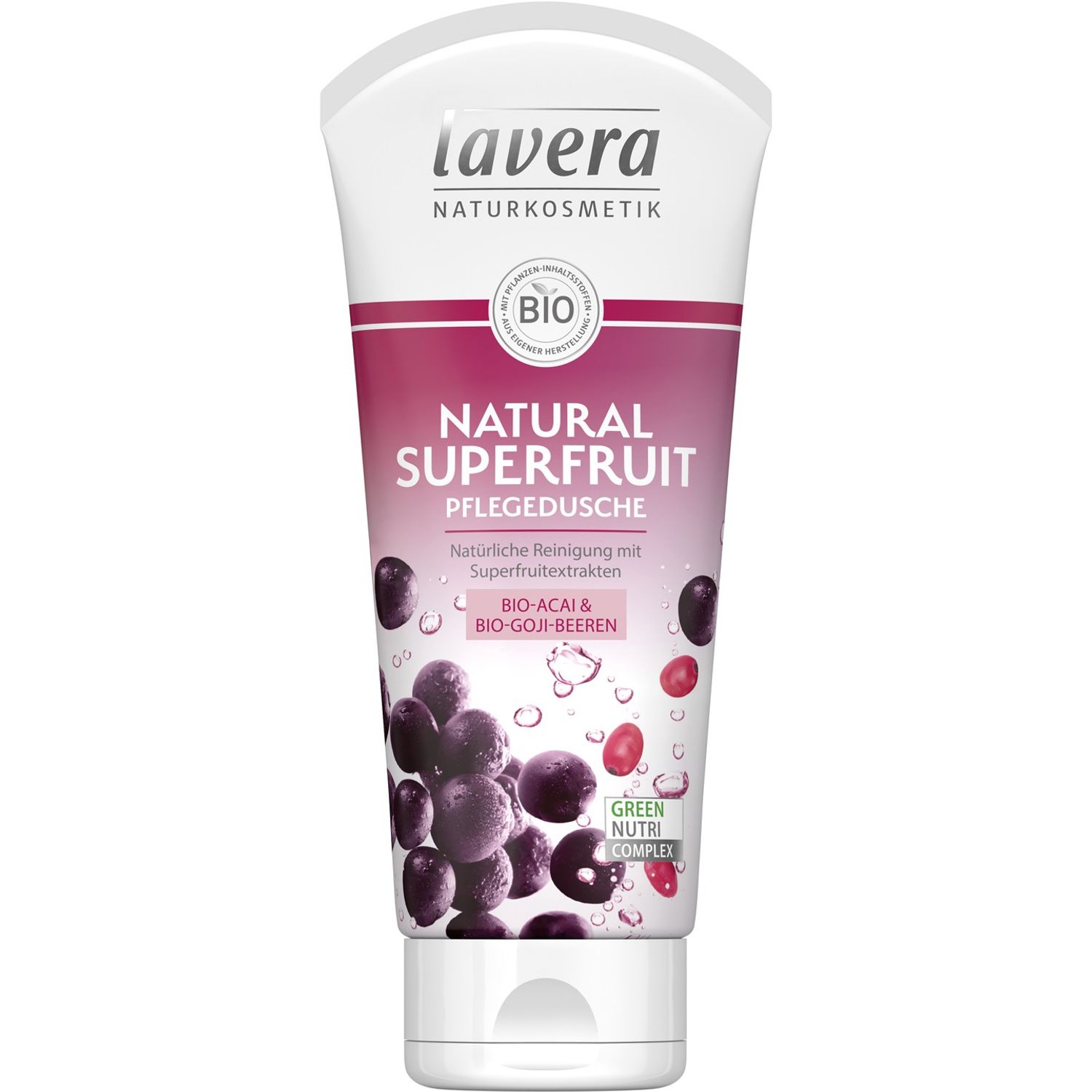 Gel de dus Bio natural superfruit, 200ml Lavera fotografia produsului