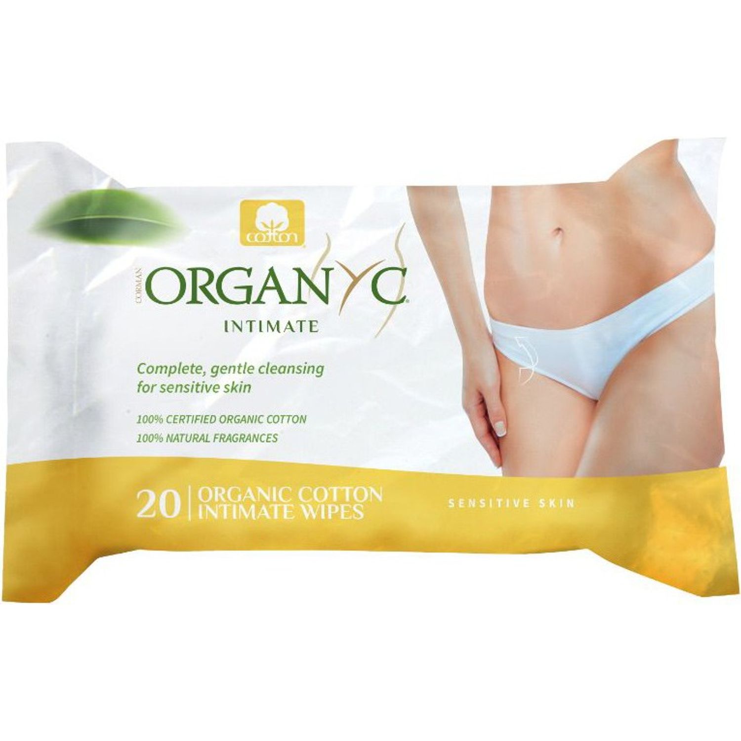 Servetele intime din bumbac organic 20 buc Organyc fotografia produsului