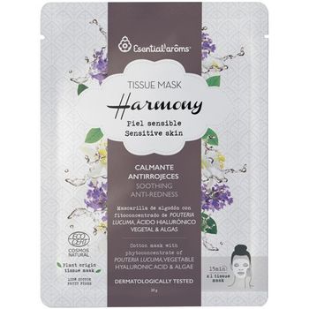 Masca tip servetel pentru fata cu efect calmant si anti roseata, harmony 20g esentialaroms