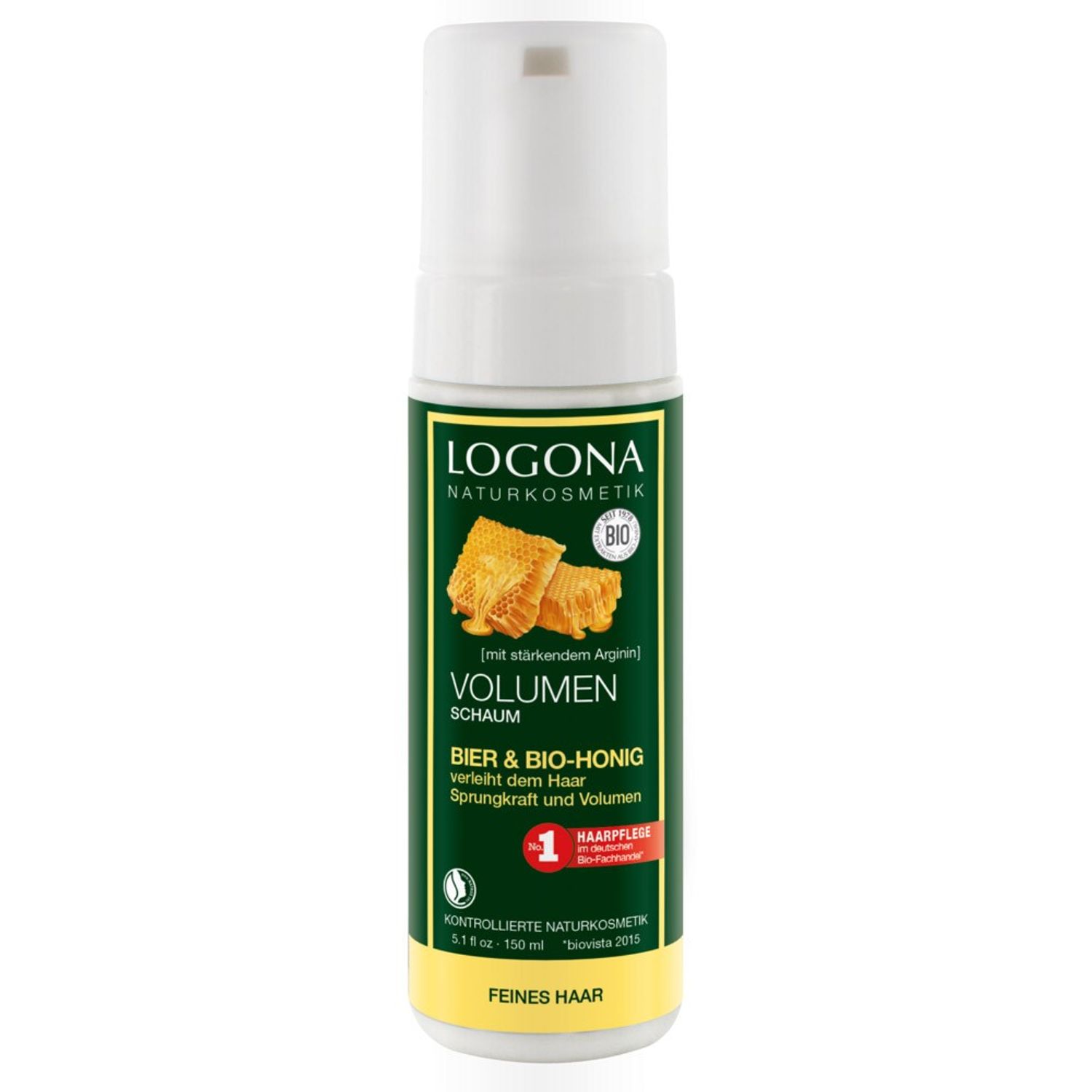 Spuma Bio de par pentru volum, 150 ml Logona fotografia produsului