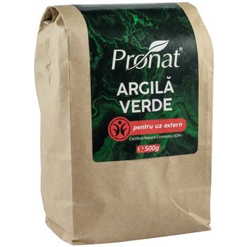 Argila verde fina, pentru uz extern, 500 gr argital