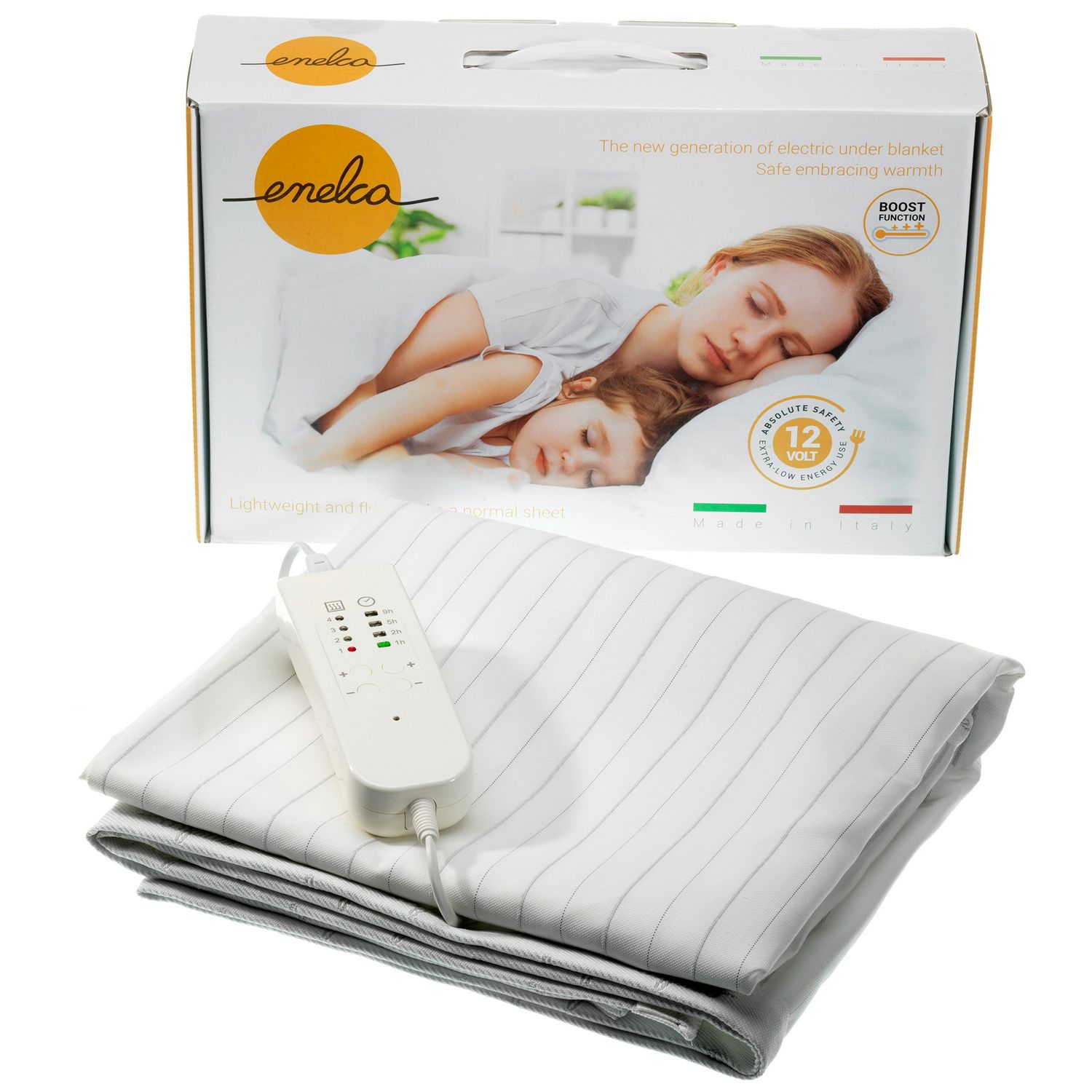 Cearceaf electric apollo 12 single, 80x150 cm, 12v 60 watt Enelca fotografia produsului