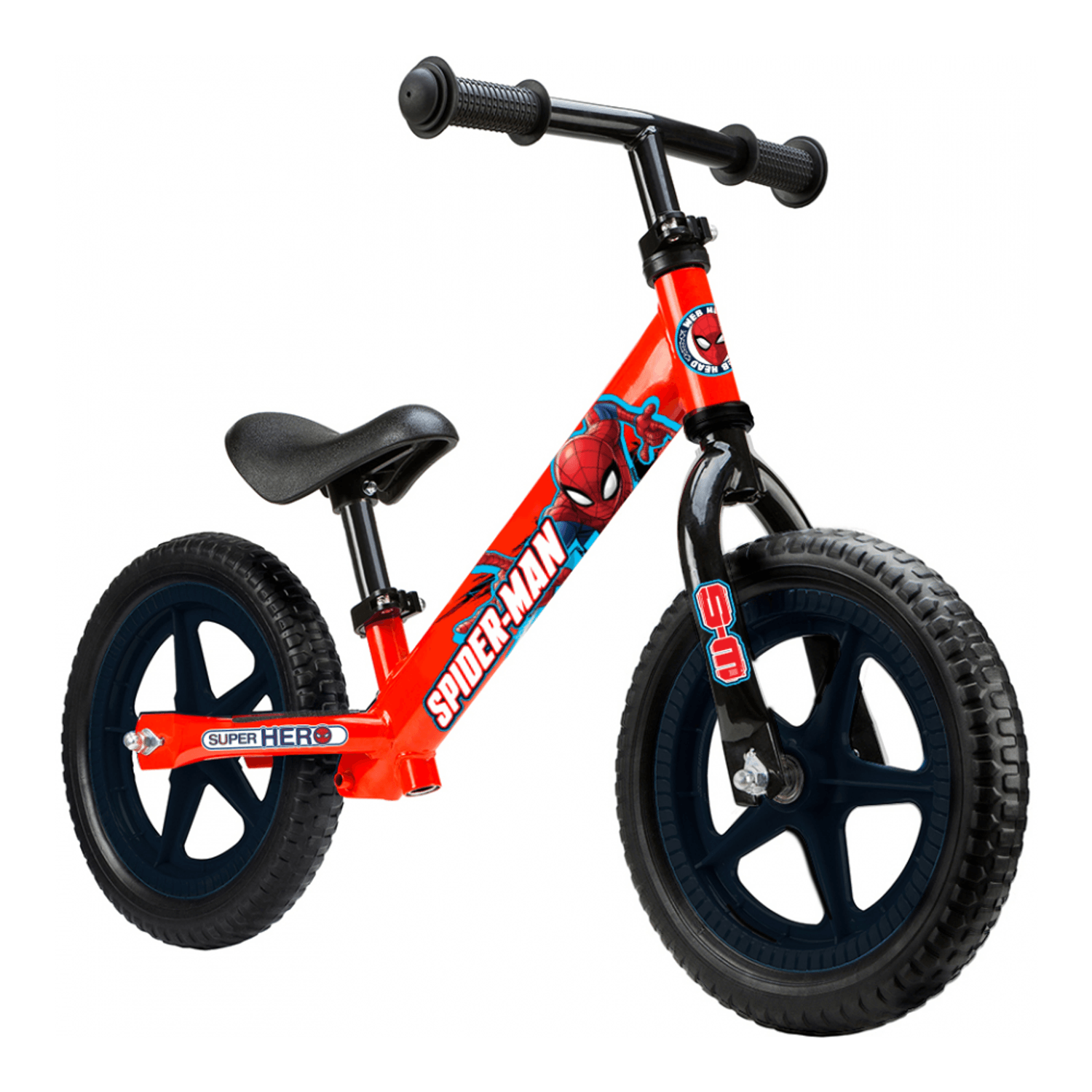 Bicicleta fara pedale 12 Spiderman Seven SV9944 fotografia produsului