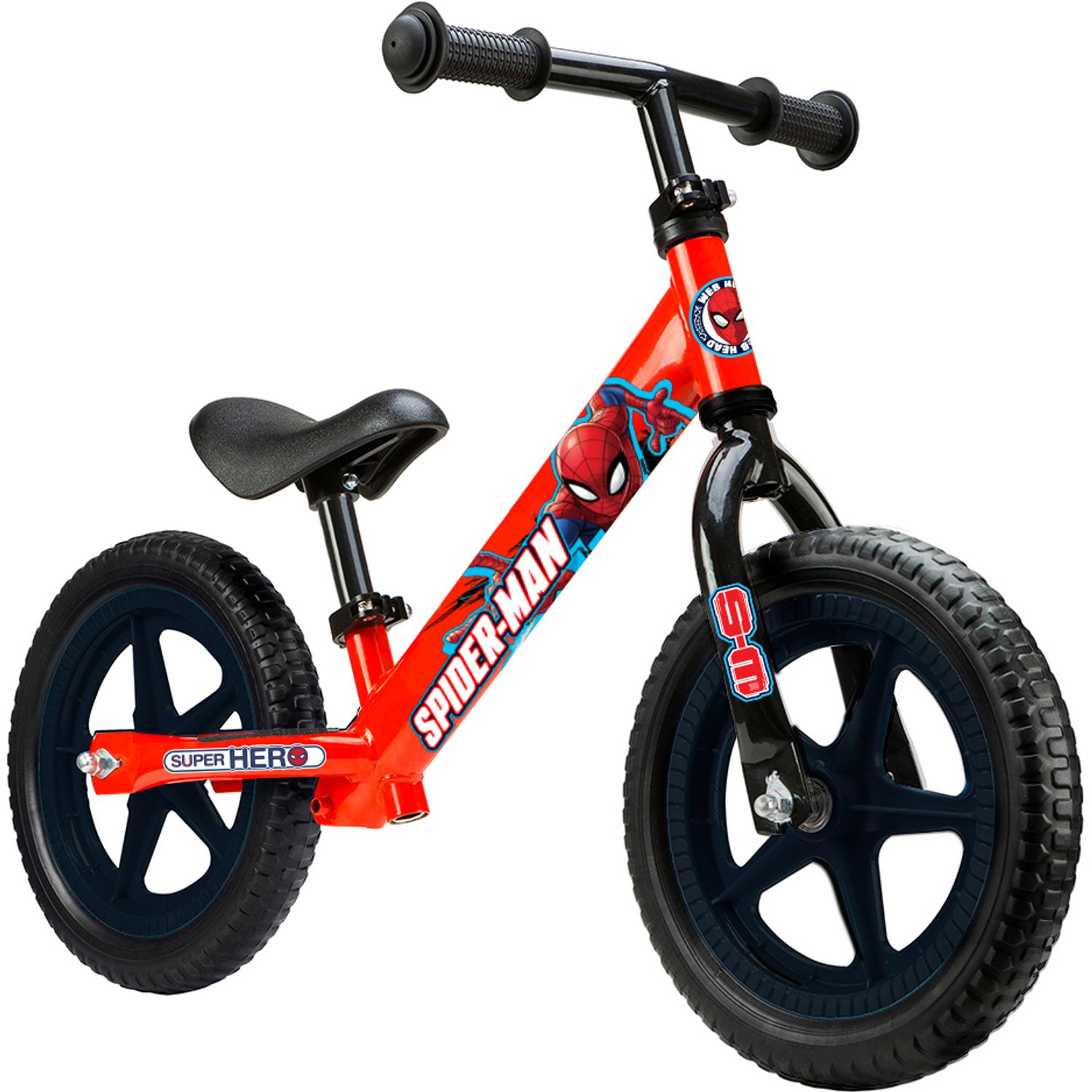 Bicicleta fara pedale 12 Spiderman Seven SV9944 fotografia produsului View 2 L