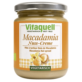 Vitaquell crema bio din nuci macadamia, 250g