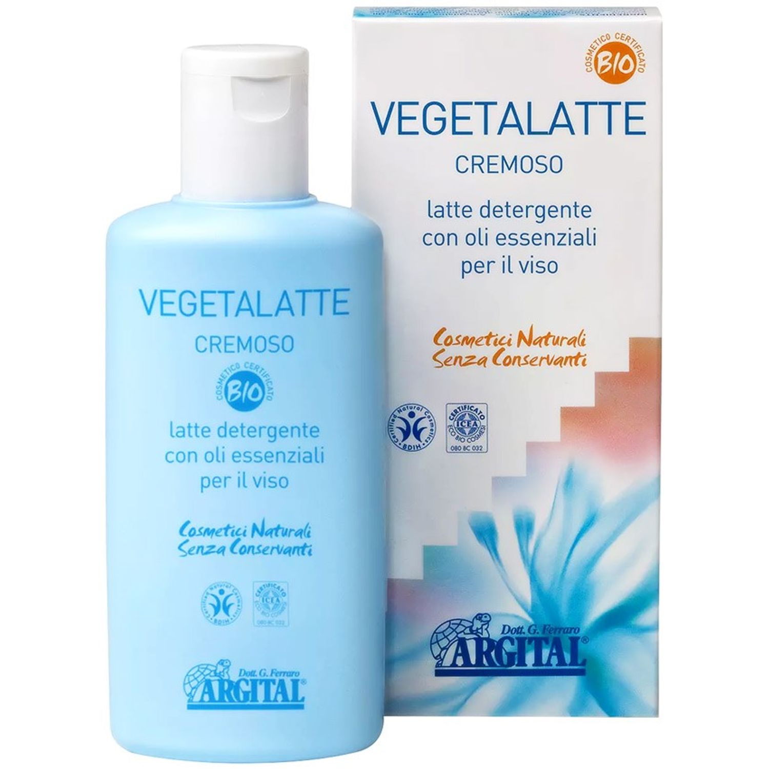 Lapte vegetal demachiant, 200 ml Argital fotografia produsului