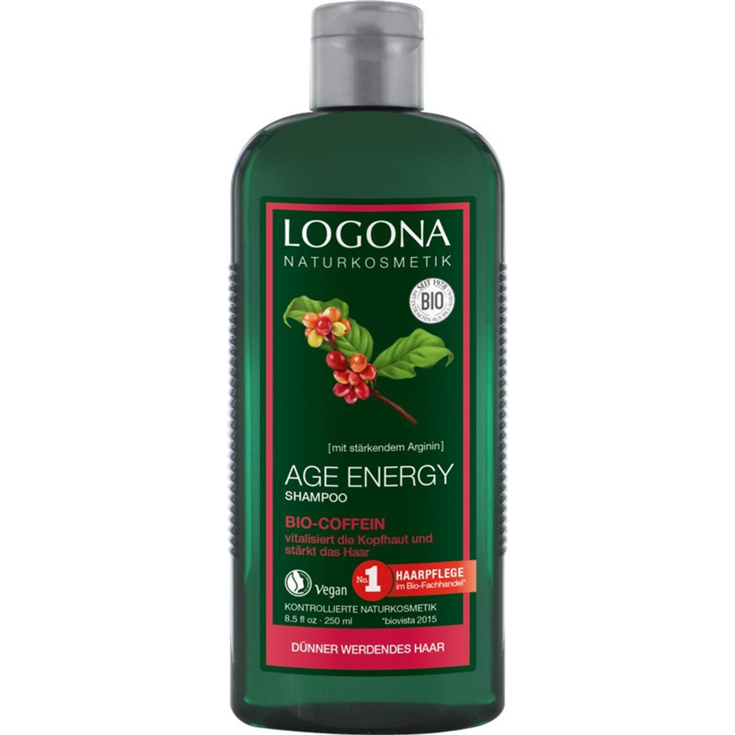 Sampon cu cofeina, Bio 250 ml Logona fotografia produsului
