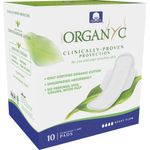 Absorbante intime din bumbac organic pentru noapte 10 buc Organyc fotografia produsului