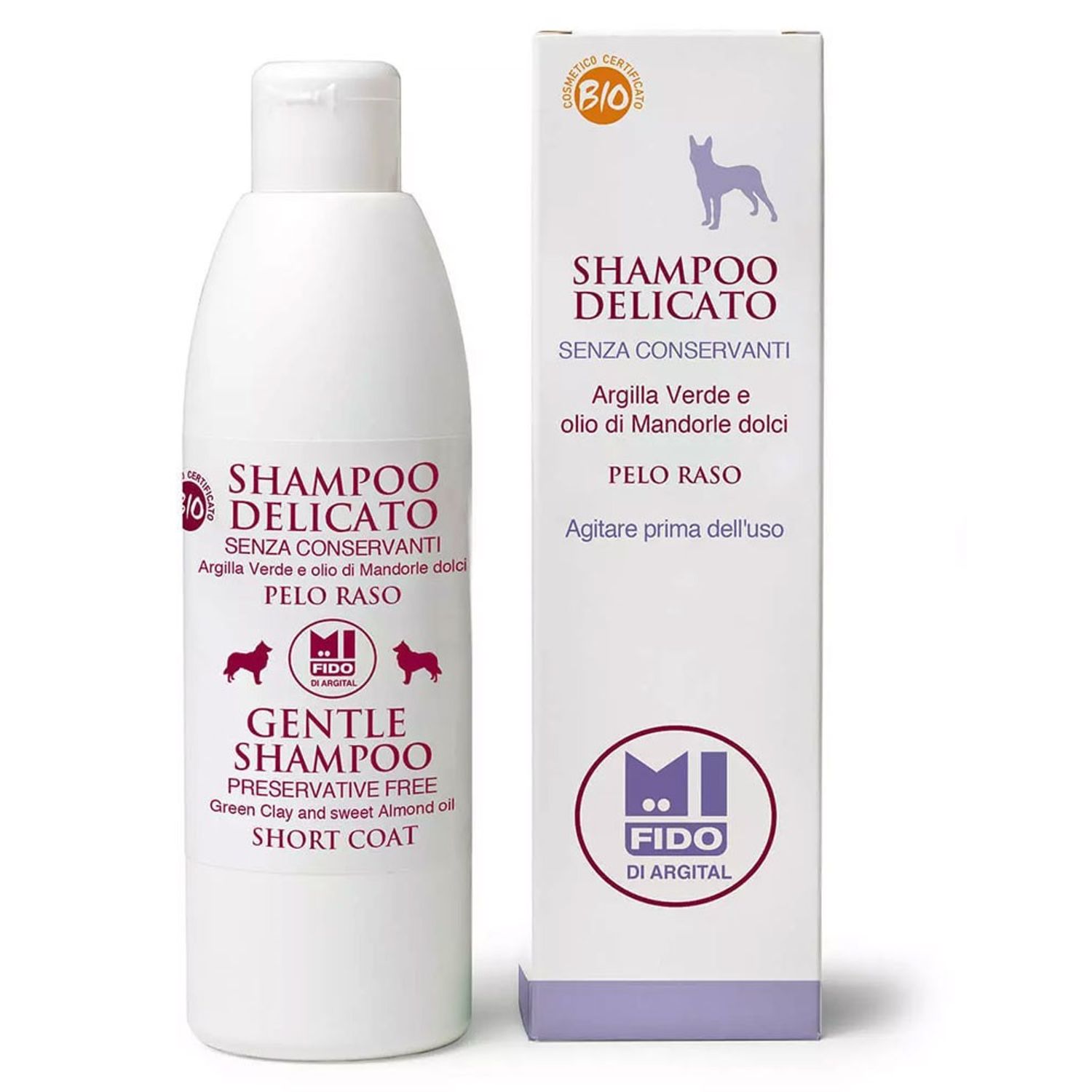 Sampon Bio pentru caini cu par scurt, 250ml Argital fotografia produsului