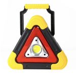 Lampa de avertizare Avarie, Triunghi Auto, Led COB, Incarcare usb si Solara fotografia produsului