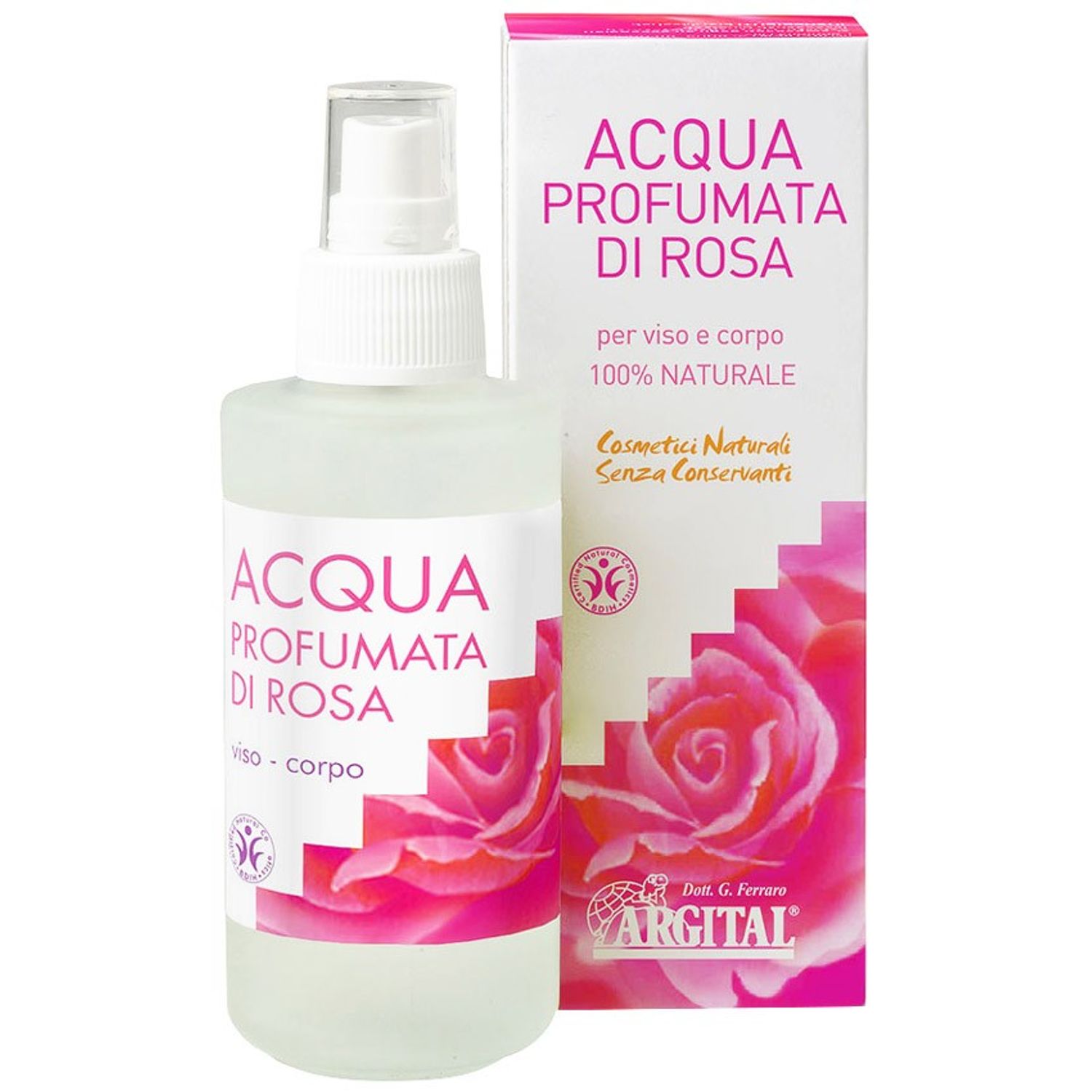 Apa de trandafiri, 125 ml Argital fotografia produsului