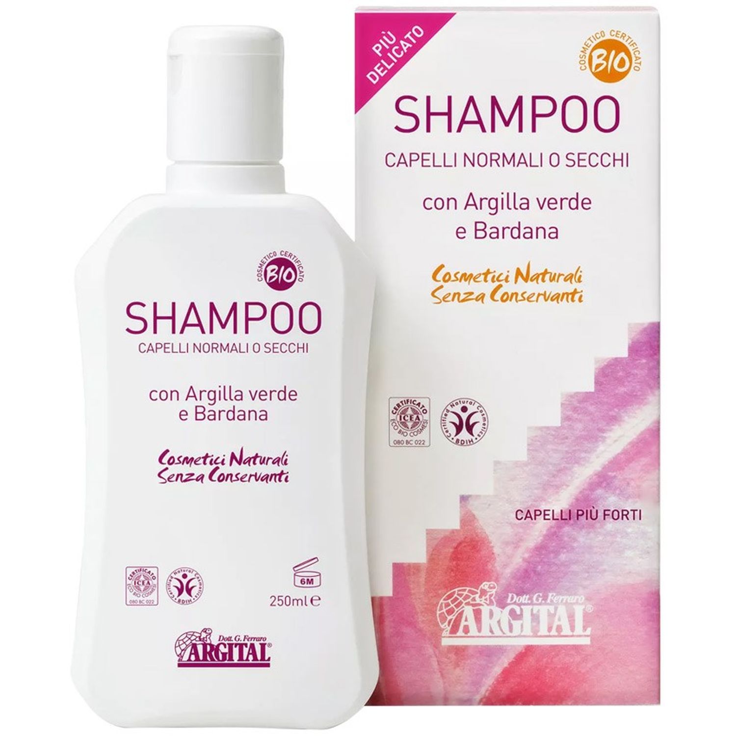 Sampon pentru par normal si uscat, 250 ml Argital fotografia produsului