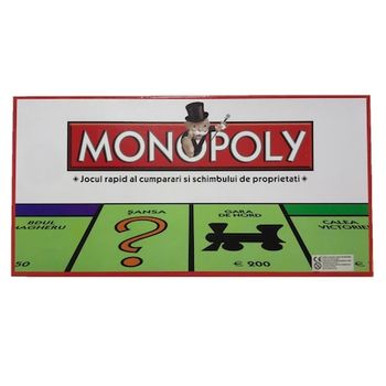 Joc de societate Monopoly classic , pentru copii, 100 piese