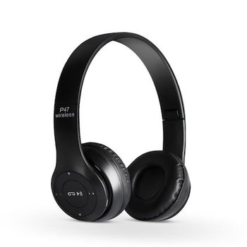 Casti audio P 47, cu Bluetooth version 4.1, negru elefant.ro imagine noua 2022