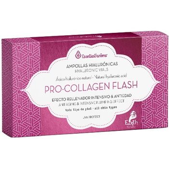 Fiole cu acid hialuronic natural, pro collagen flash, antiaging, 7 x 1.5 ml esentialaroms