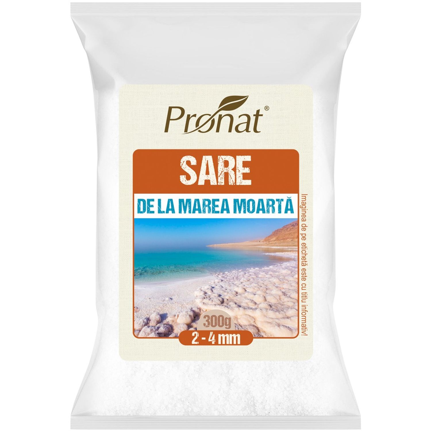 Sare de la marea moarta 2-4 mm, 300gr fotografia produsului