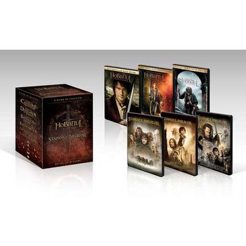 Pamantul de mijloc - hobbit si stapanul inelelor (6dvd)