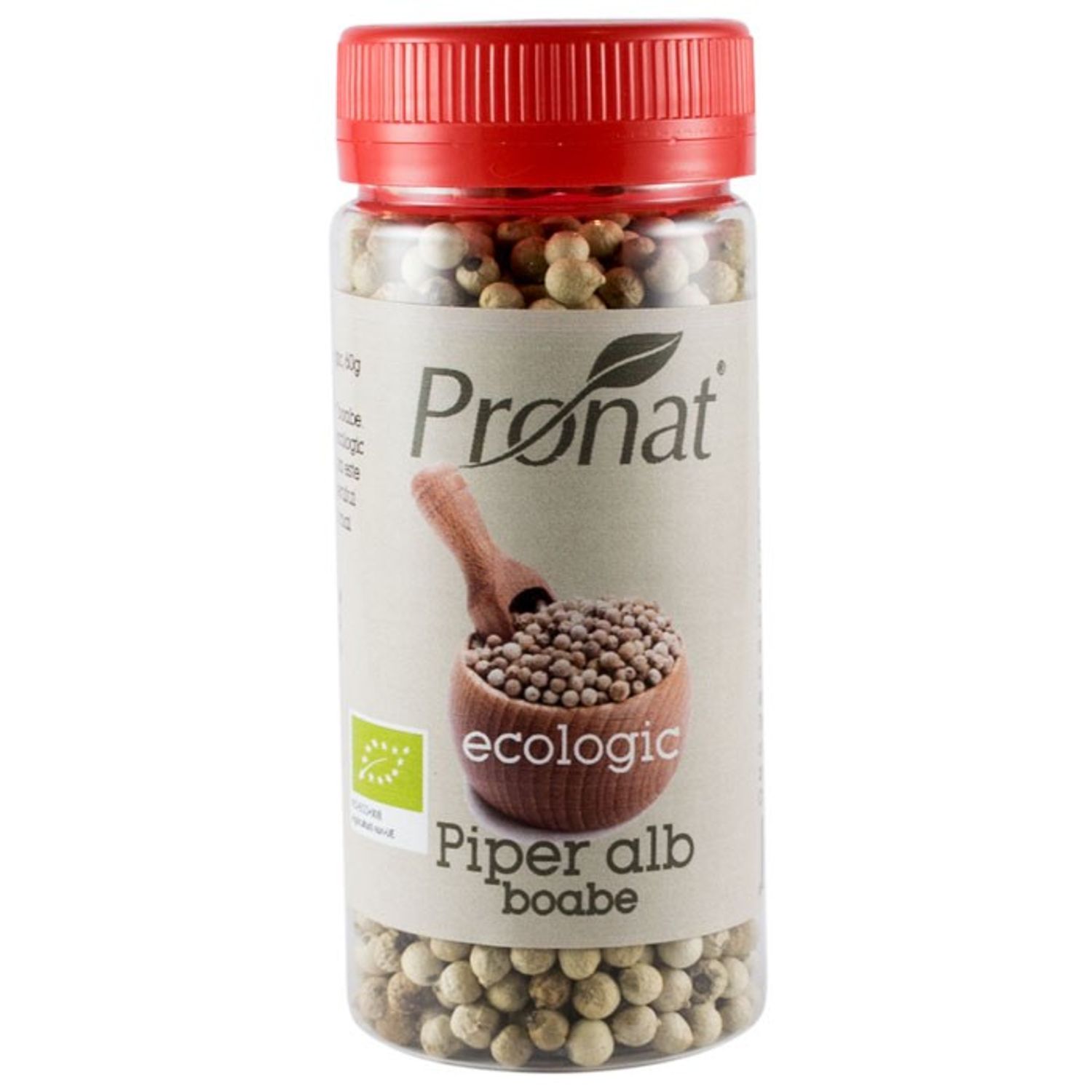 Piper alb boabe, Bio, 60g fotografia produsului
