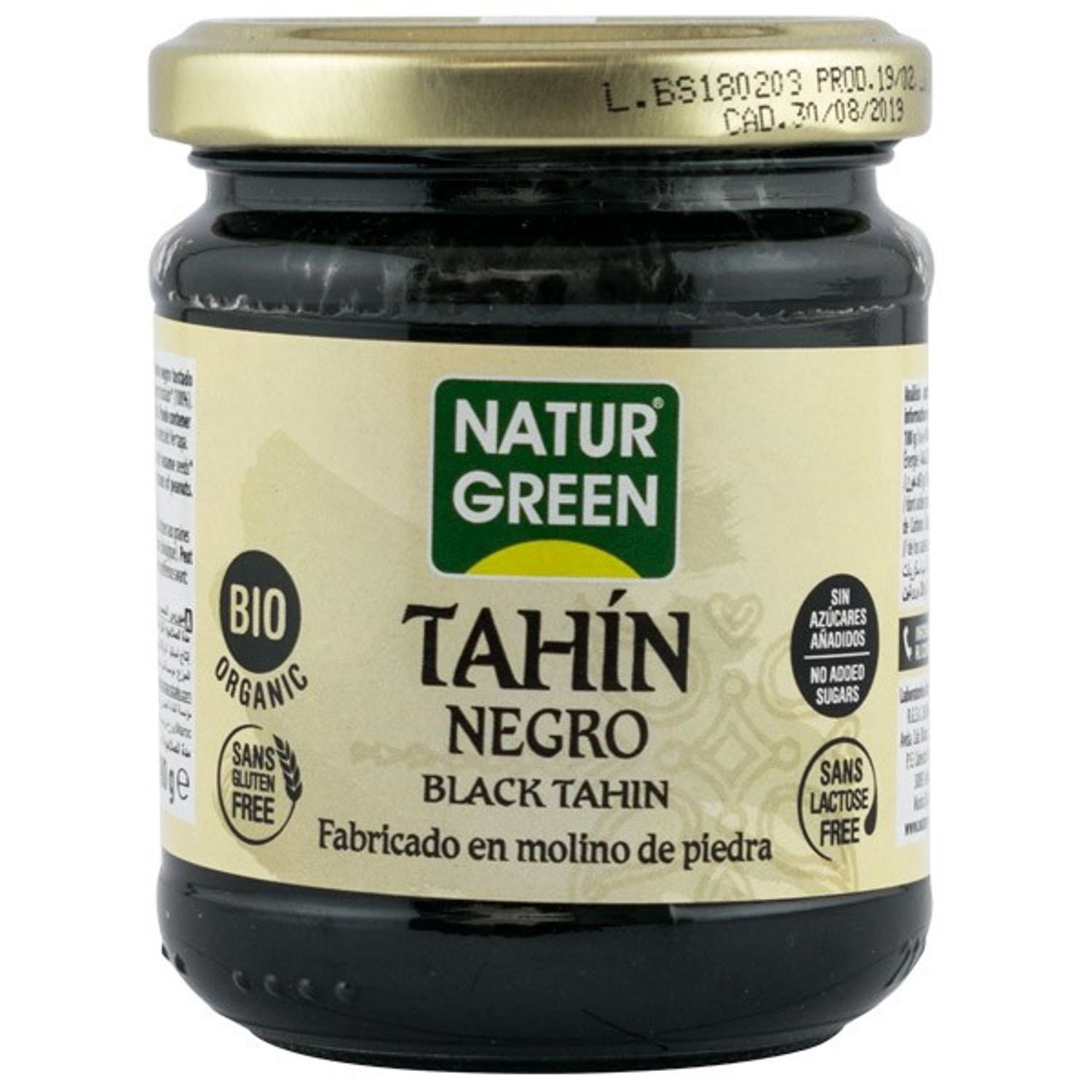 Tahin negru Bio, 180g Natur Green fotografia produsului