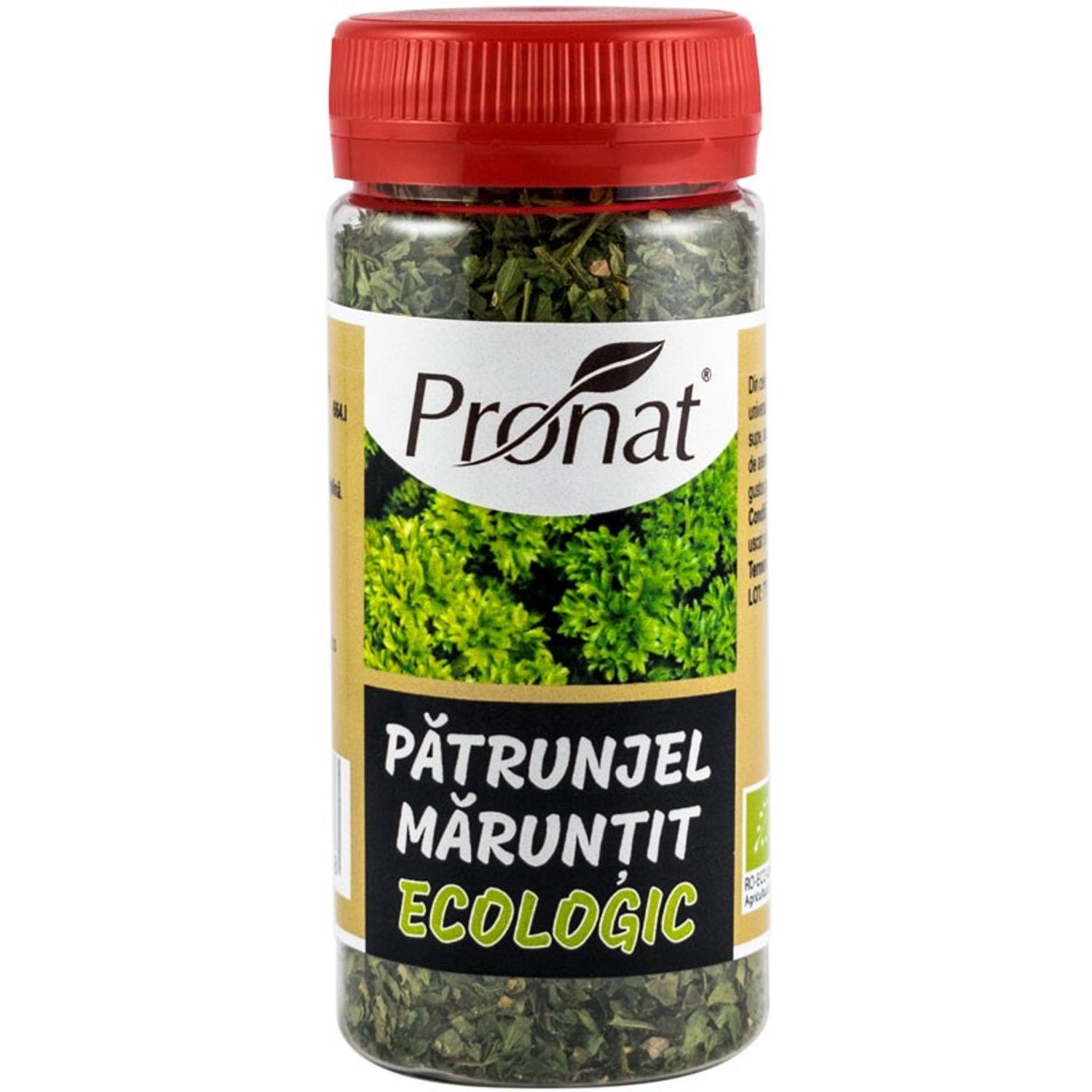 Patrunjel Bio, maruntit, 20 g Pronat fotografia produsului