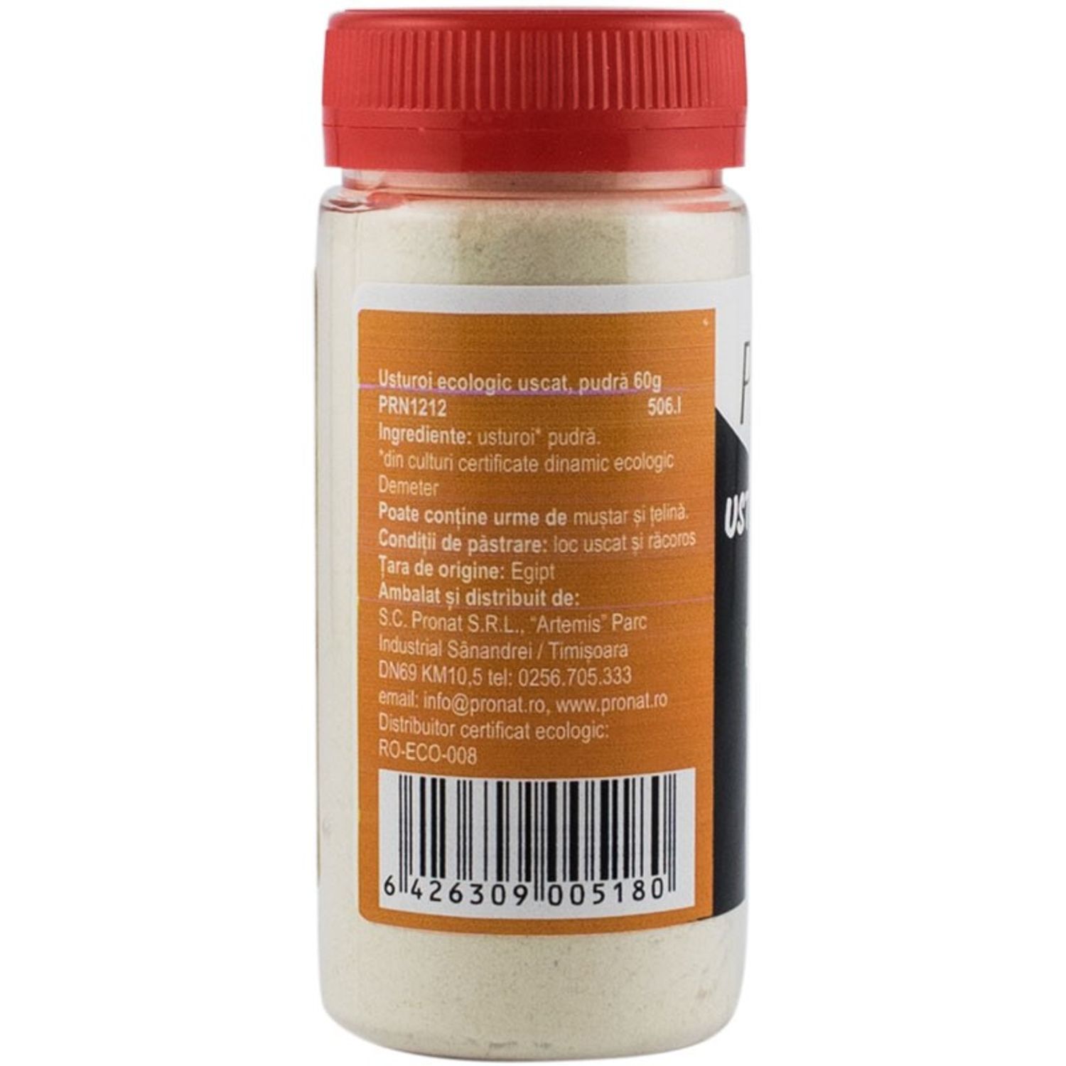 Usturoi Bio uscat pudra, 60g fotografia produsului View 3 L