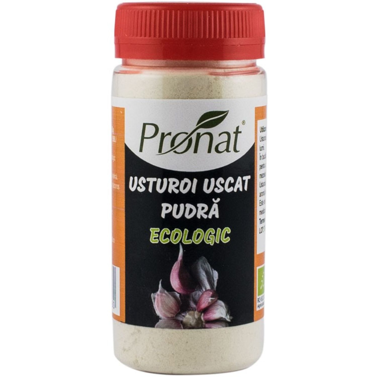 Usturoi Bio uscat pudra, 60g fotografia produsului