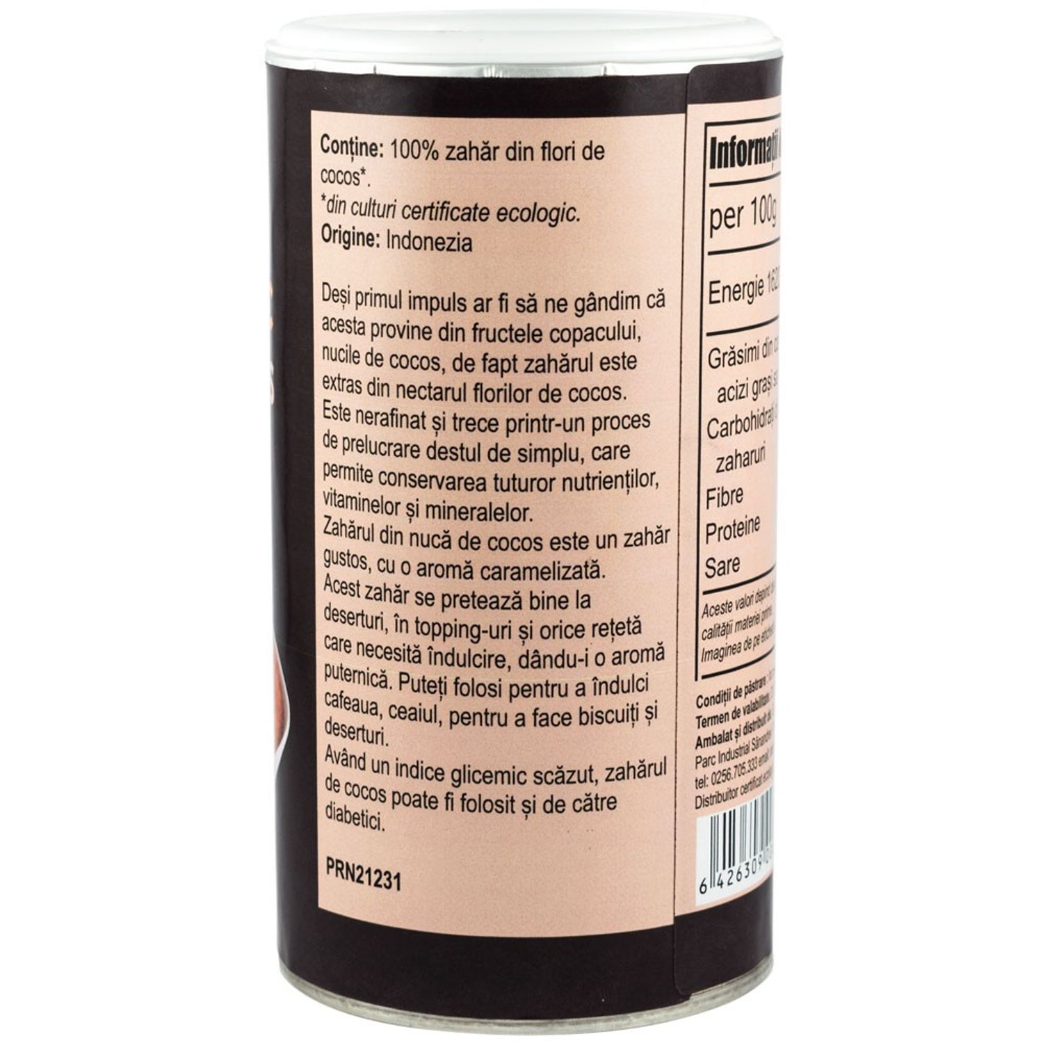 Zahar de cocos Bio 270 g fotografia produsului View 3 L